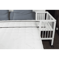 Alvi® Conjunto Completo De Cuna Colecho Para Cama Boxspring Blanco 608-9 Estrellas Gris -Roban Comercio alvi conjunto completo de cuna colecho para cama boxspring blanco 608 9 estrellas gris a267182 2