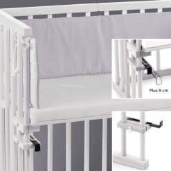 Babybay Capazo Midi Blanco Con Colchón Calssic Cotton Soft -Roban Comercio babybay capazo midi blanco con colchon calssic cotton soft a415126 3