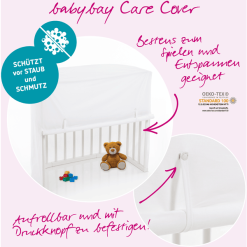 Babybay ® Care Cubierta Adecuada Para El Modelo Maxi, Box Spring Y Comfort Blanc -Roban Comercio babybay care cubierta adecuada para el modelo maxi box spring y comfort blanc a288145 4