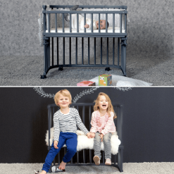 Babybay Cuna Colecho Boxspring Comfort Plus Lacada Gris Pizarra -Roban Comercio babybay cuna colecho boxspring comfort plus lacada gris pizarra a376133 3