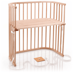 Babybay Cuna Colecho Boxspring Madera Sin Tratamiento