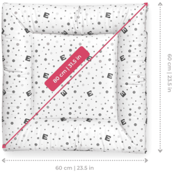 Bianconiglio Kids® Bianconiglio Kids ® Cambiador FLAFFI Blanco/gris 60 X 60 Cm -Roban Comercio bianconiglio kids cambiador flaffi blanco gris 60 x 60 cm a351594 2