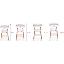 Childhome CHILD HOME Cambiador Evolux Blanco -Roban Comercio child home cambiador evolux blanco a298653 3