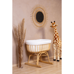 Childhome CHILD HOME Cuna De Ratán Con Funda De Jersey, Colchón Y Nido -Roban Comercio child home cuna de ratan con funda de jersey colchon y nido a326038 4