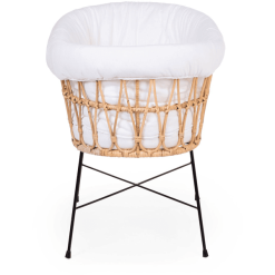 Childhome CHILD HOME Cuna Moisés De Ratán Patas Metálicas Con Colchón Y Nido -Roban Comercio child home cuna moises de ratan patas metalicas con colchon y nido a367074 1