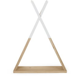 Childhome CHILD HOME Estantería De Pared Tipi Nature-blanco -Roban Comercio child home estanteria de pared tipi nature blanco a287306 1