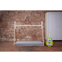 Childhome CHILD HOME Marco De Cuna Tipi Nature Blanco 70 X 140 Cm -Roban Comercio child home marco de cuna tipi nature blanco 70 x 140 cm a265358 3