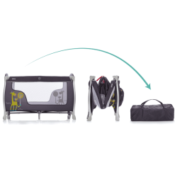 Fillikid Cuna De Viaje ALU Mailand Gris -Roban Comercio fillikid cuna de viaje alu mailand gris a268820 2