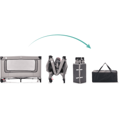 Fillikid Cuna De Viaje Paris Con Colchón Confort Gris Claro Melange -Roban Comercio fillikid cuna de viaje paris con colchon confort gris claro melange a299314 2