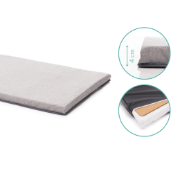 Fillikid Cuna De Viaje Paris Con Colchón Confort Gris Claro Melange -Roban Comercio fillikid cuna de viaje paris con colchon confort gris claro melange a299314 3