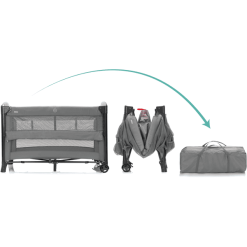 Fillikid Cuna De Viaje Zurich Gris -Roban Comercio fillikid cuna de viaje zurich gris a291198 2