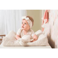 Jollein Funda Cojín Cambiador River Punto Cream White 50x70cm -Roban Comercio jollein funda cojin cambiador river punto cream white 50x70cm a283008 3