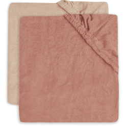 Jollein Pack 2 Fundas Cambiador 50x70cm Rizo - Palo De Rosa