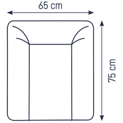 JULIUS ZÖLLNER Cambiador Softy Uni Gris Claro 65 X 75 Cm -Roban Comercio julius zoellner cambiador softy uni gris claro 65 x 75 cm a302481 3