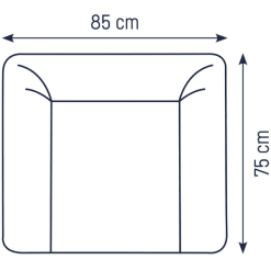 JULIUS ZÖLLNER Funda Para Cambiador De Muselina Nougat 85 X 75 Cm -Roban Comercio julius zoellner funda para cambiador de muselina nougat 85 x 75 cm a388895 1