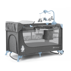 Kinderkraft Cuna De Viaje Joy Blue Con Accesorios -Roban Comercio kinderkraft cuna de viaje joy blue con accesorios a277434 3