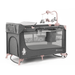 Kinderkraft Cuna De Viaje Joy Pink Con Accesorios -Roban Comercio kinderkraft cuna de viaje joy pink con accesorios a277435 3