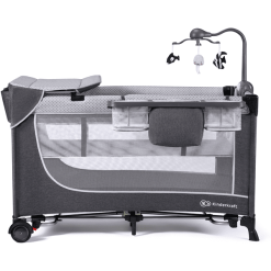 Kinderkraft Cuna De Viaje LEODY Gris Con Accesorios -Roban Comercio kinderkraft cuna de viaje leody gris con accesorios a384831 4