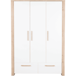 Kindsgard Armario Hemme 3 Puertas Blanco/roble -Roban Comercio kindsgard armario hemme 3 puertas blanco roble a347361 4
