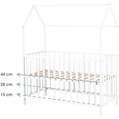 Kindsgard Cama Casa Lillehus 70 X 140 Cm Blanco -Roban Comercio kindsgard cama casa lillehus 70 x 140 cm blanco a337565 2