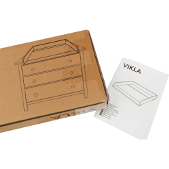 Kindsgard Cambiador Vikla Blanco Para IKEA Malm, Nordi Y Hemnes -Roban Comercio kindsgard cambiador vikla blanco para ikea malm nordi y hemnes a387529 4