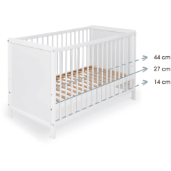 Kindsgard Cuna Godnat 60 X 120 Cm Blanco -Roban Comercio kindsgard cuna godnat 60 x 120 cm blanco a341845 3