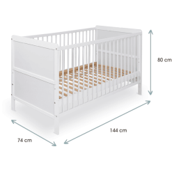 Kindsgard Cuna Godnat 70 X 140 Cm Blanco -Roban Comercio kindsgard cuna godnat 70 x 140 cm blanco a341846 1