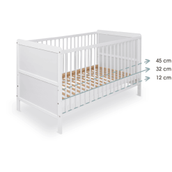 Kindsgard Cuna Godnat 70 X 140 Cm Blanco -Roban Comercio kindsgard cuna godnat 70 x 140 cm blanco a341846 3