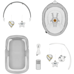 Lionelo Columpio Para Bebé Bella Set Gris Hormigón -Roban Comercio lionelo columpio para bebe bella set gris hormigon a371236 2