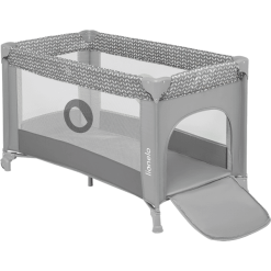 Lionelo Cuna De Viaje Stefi Grey Concrete