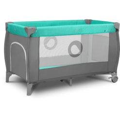 Lionelo Cuna De Viaje Sven Plus Turquoise Grey -Roban Comercio lionelo cuna de viaje sven plus turquoise grey a301552 2