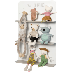 MUSTERKIND ® Estantería Para Peluches Picea Blanco/gris Madera -Roban Comercio musterkind estanteria para peluches picea blanco gris madera a326648 2