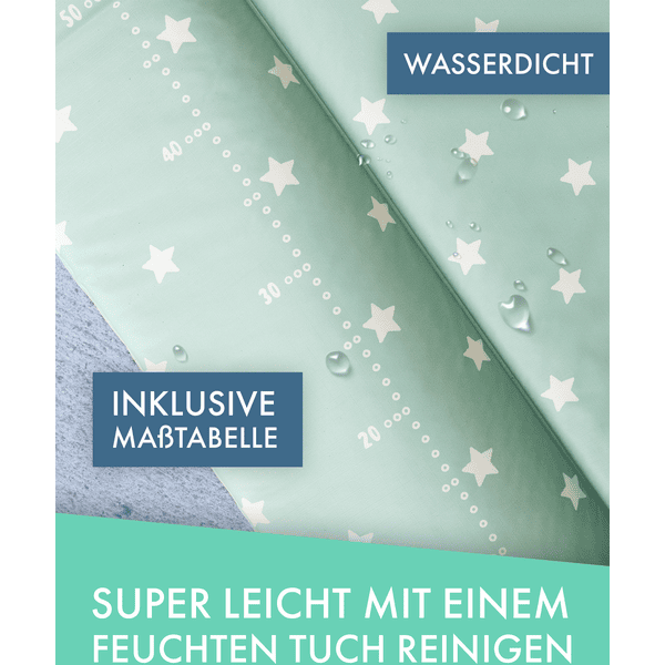 PICBEAR Pic Bear Cambiador 72x85cm Estrellas Celadon 4 PICBEAR Pic Bear Cambiador 72x85cm Estrellas Celadon - Imagen 2