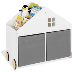 Pinolino Librería Infantil Con Ruedas Hus Blanco -Roban Comercio pinolino libreria infantil con ruedas hus blanco a347355 3