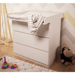 Polini Cambiador Infantil Para IKEA Malm Hemnes Y Nordli Blanco -Roban Comercio polini cambiador infantil para ikea malm hemnes y nordli blanco a375762 4