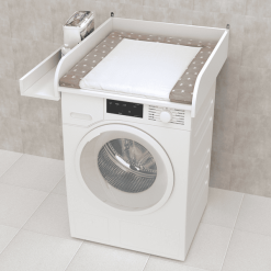 Polini Cambiador Infantil Para Lavadora Con Compartimento Blanco -Roban Comercio polini cambiador infantil para lavadora con compartimento blanco a409176 4