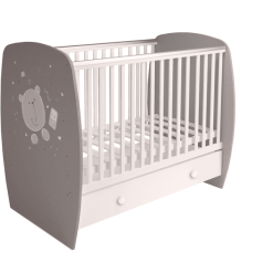 Polini Kids Cuna French 710 Teddy Gris-blanco -Roban Comercio polini kids cuna french 710 teddy gris blanco a273782 2