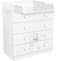 Polini Kids Mueble Cambiador French Amis 1580 Blanco -Roban Comercio polini kids mueble cambiador french amis 1580 blanco a272381 3