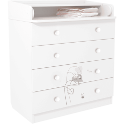 Polini Kids Mueble Cambiador French Amis 1580 Blanco -Roban Comercio polini kids mueble cambiador french amis 1580 blanco a272381 4