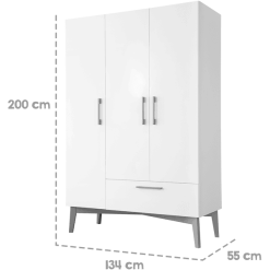 Roba Armario Mika 3 Puertas -Roban Comercio roba armario mika 3 puertas a396343 2