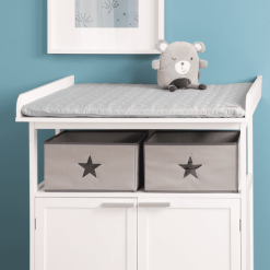 Roba Cambiador Suave Style Estrellas Gris Plata 85x75 -Roban Comercio roba cambiador suave style estrellas gris plata 85x75 a315640 3