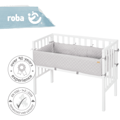 Roba Cuna Colecho 2en1 Blanco Style Gris -Roban Comercio roba cuna colecho 2en1 blanco style gris a308685 2