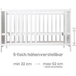 Roba Cuna Colecho Blanca 60 X 120 Cm -Roban Comercio roba cuna colecho blanca 60 x 120 cm a286634 4