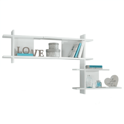 Roba Estantería De Pared Juego De 3 Nordic Blanco -Roban Comercio roba estanteria de pared juego de 3 nordic blanco a317216 2