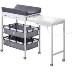 Roba Estrella De Rock Baño De Bebé Y Juego De Cambio De Pañales, Gris -Roban Comercio roba estrella de rock bano de bebe y juego de cambio de panales gris a172931 1