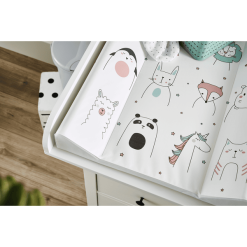 Rotho Babydesign Rotho Baby Design Cambiador De Cuña Happy Faces Blanco 50 X 70 Cm -Roban Comercio rotho baby design cambiador de cuna happy faces blanco 50 x 70 cm a290421 3