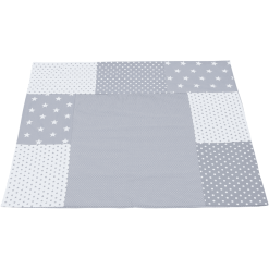 Ullenboom Patchwork Cubrecambiador Estrellas Gris 75x85 Cm -Roban Comercio ullenboom patchwork cubrecambiador estrellas gris 75x85 cm a279607 4