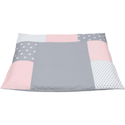 Ullenboom Patchwork Funda Para Cambiador Rosa Gris 75x85 Cm -Roban Comercio ullenboom patchwork funda para cambiador rosa gris 75x85 cm a279612 1