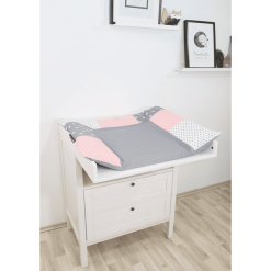 Ullenboom Patchwork Funda Para Cambiador Rosa Gris 75x85 Cm -Roban Comercio ullenboom patchwork funda para cambiador rosa gris 75x85 cm a279612 2