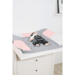 Ullenboom Patchwork Funda Para Cambiador Rosa Gris 75x85 Cm -Roban Comercio ullenboom patchwork funda para cambiador rosa gris 75x85 cm a279612 3